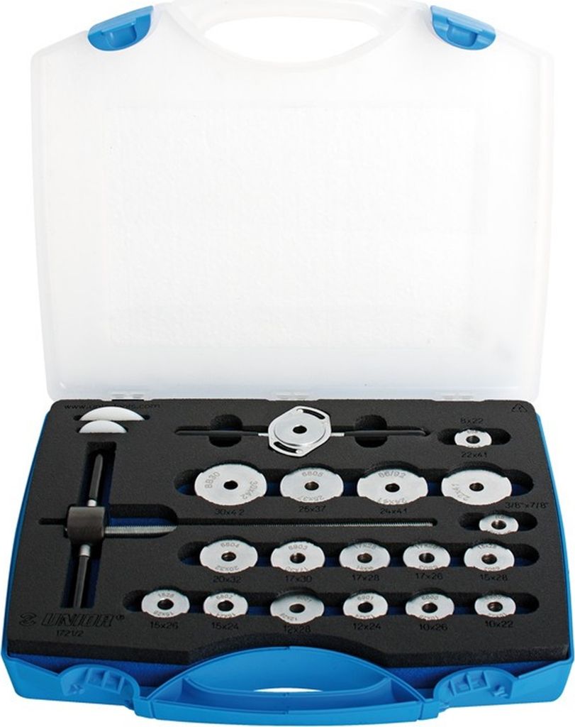 Universal-Lagereinpress-Set Unior 1721, 21-teilig (1 Set)