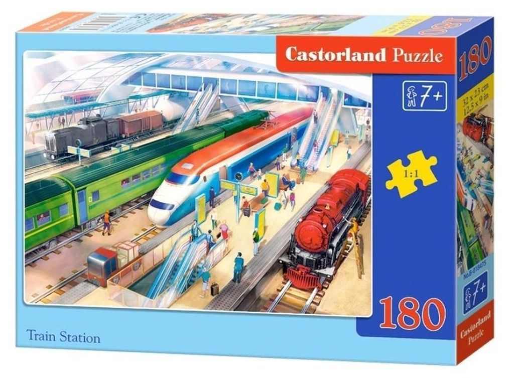 CASTORLAND - Rompecabezas de 180 piezas: Estación de tren Imagen del producto 