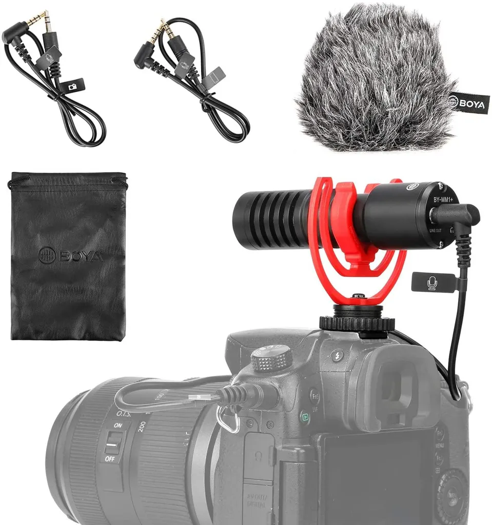 Microphone Vlogging avec trépied pour smartphone et PC vidéo conférence - 2