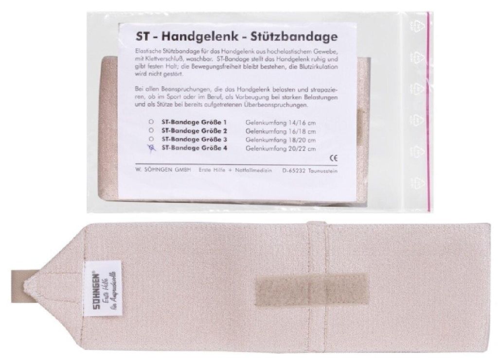 ST-Handgelenk-Stützbandage Grösse 4 20/22 cm Produktbild 