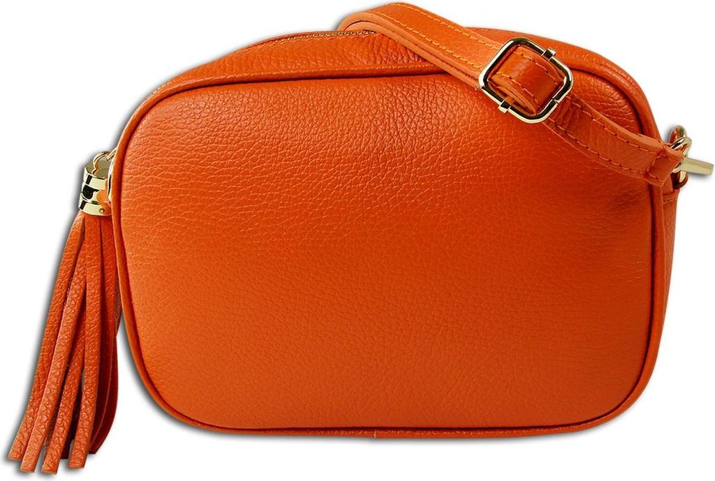 Toscanto Leder Tasche Umhängetasche orange OTT811UO