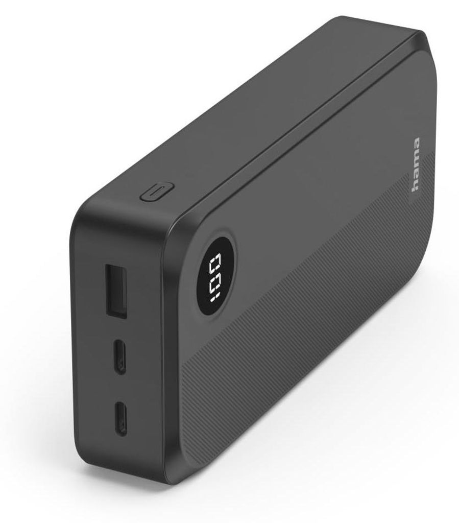 Hama 00201755, 20000 mAh, Lithium-polymerová (LiPo), Černá Obrázek produktu 