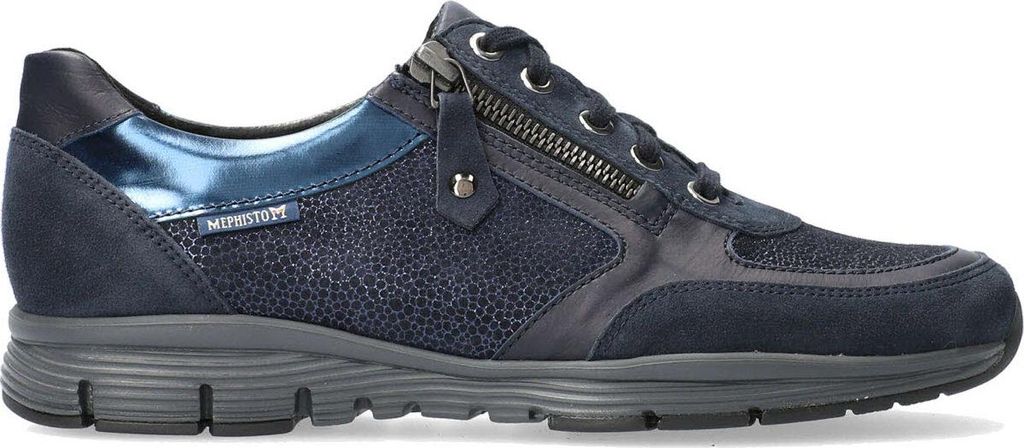 Mephisto Damen Halbschuh in Blau, Größe 7.5
