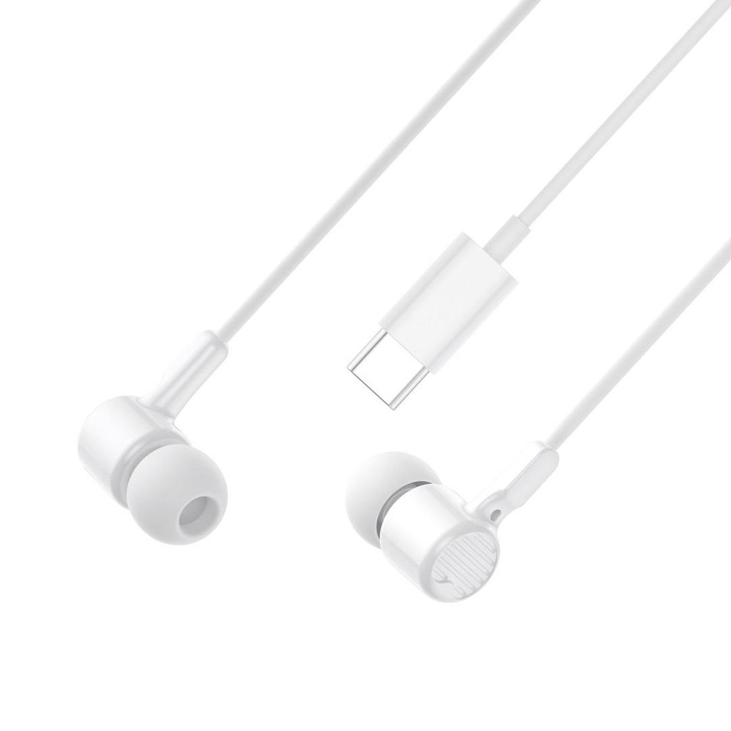 XO EP81 Kabelgebundener USB-C In-Ear-Kopfhörer Weiß Produktbild 