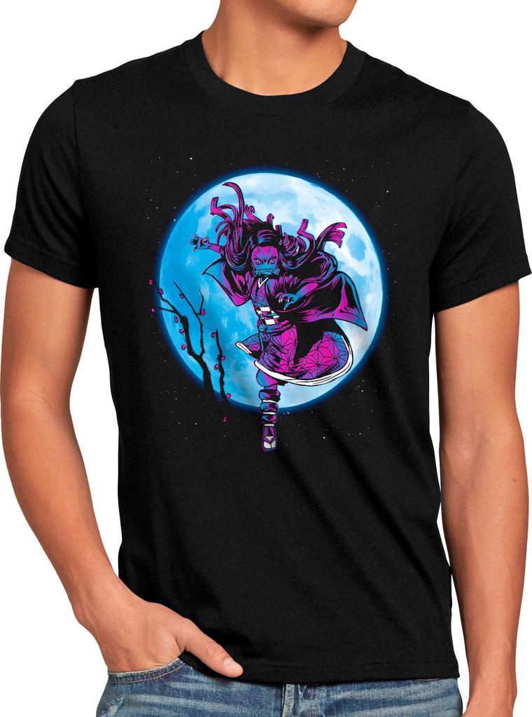 style3 Nezuko Moonshine Herren T-Shirt anime japan manga