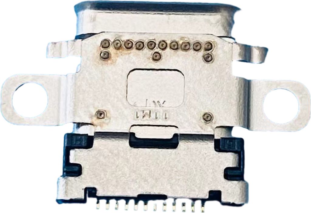 Ladebuchse für Spielkonsole, einfache Installation, Metall-Typ-C-Schnittstelle, Heckstecker, Ladeanschluss für Switch