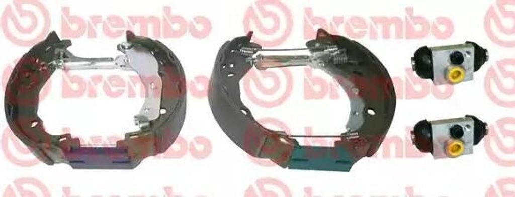 BREMBO K 61 088 - OE 424245 Bremsbelagsatz für C3 II (SC), C4 Cactus, DS3, DS3 (SA), DS3 (SB)