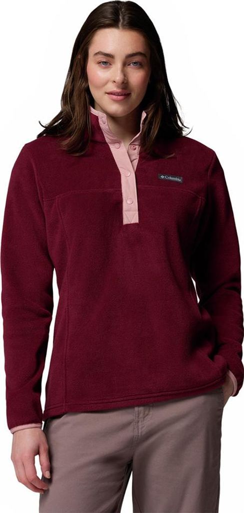 Columbia Benton Springs Ii Snap Fleece Mit Halbem Reißverschluss Rot 2XL Frau Rot 2XL