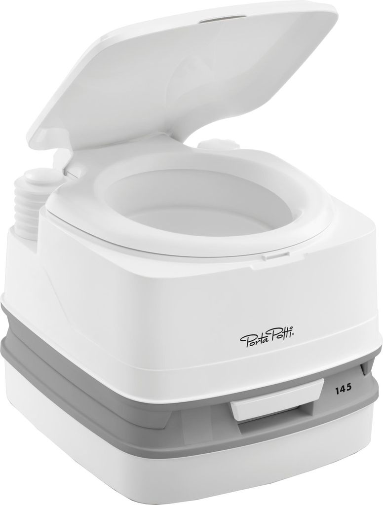 Thetford Portapotti Porta Potti 145 92802 92081 Qube grau Campingtoilette NEU