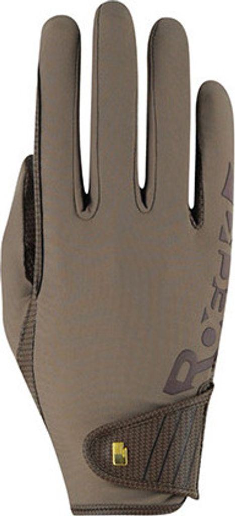 Roeckl Reithandschuh Muenster dark taupe 81/2