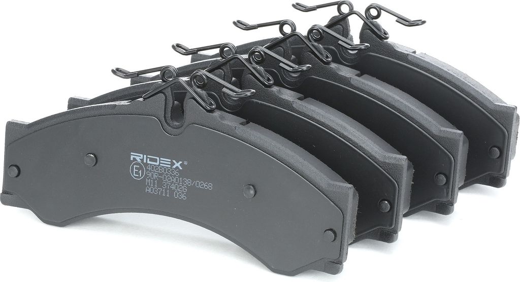 RIDEX 402B0336 - OE 05103556AA Bremsbeläge, Vorne für Sprinter (W901, W902), Sprinter (W903), Sprinter (W906), Sprinter (W904), Sprinter (W905), ...