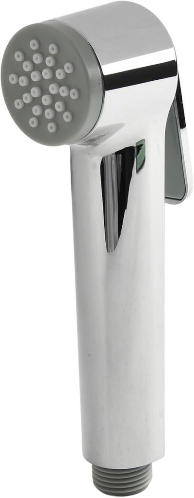 Hand-Bidet-WC-Sprühkopf, Druckduschdüse, tragbarer Bidet-Wasserhahn, multifunktionale WC-Dusch-Spüldüse (Silber)