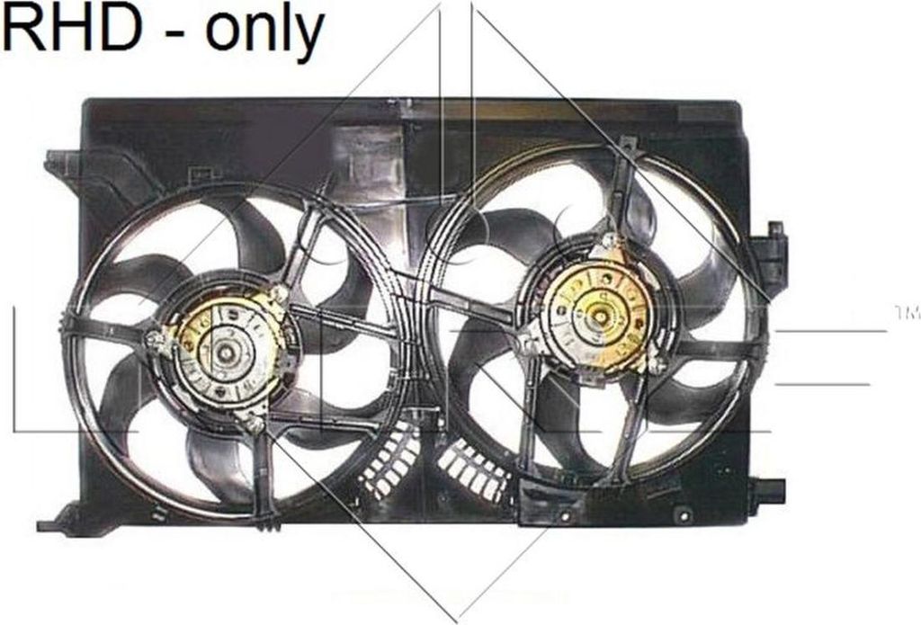NRF 47316 Lüfter Motorkühlung Kühlerlüfter für OPEL Vectra C Caravan (Z02) Wasserkühler