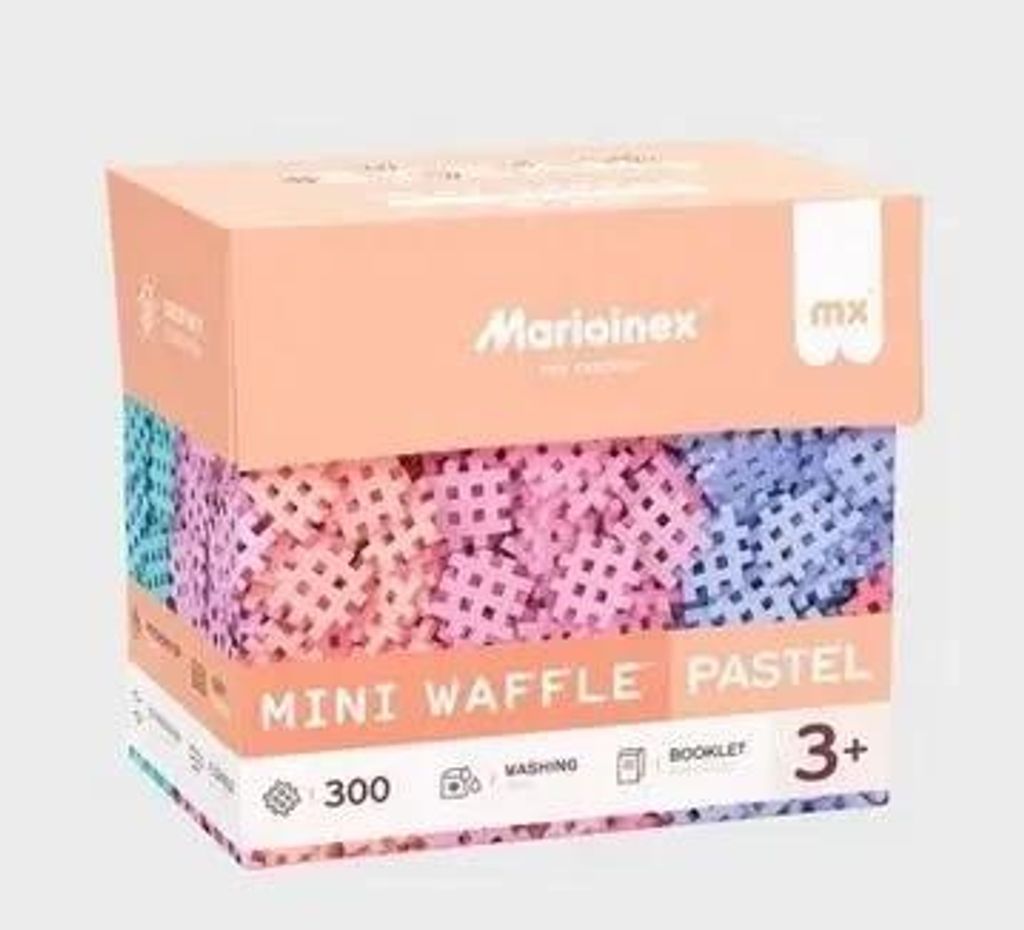 Marioinex Mini Waffle-Bausteine 200 Teile in Pastelltönen
