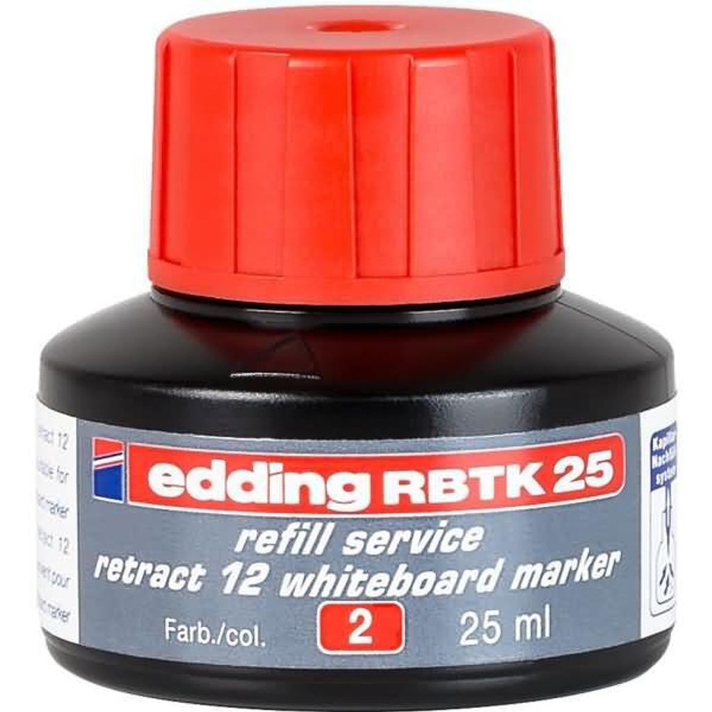 Edding Whiteboardmarker Nachfülltinte RBTK 25 25 ml rot