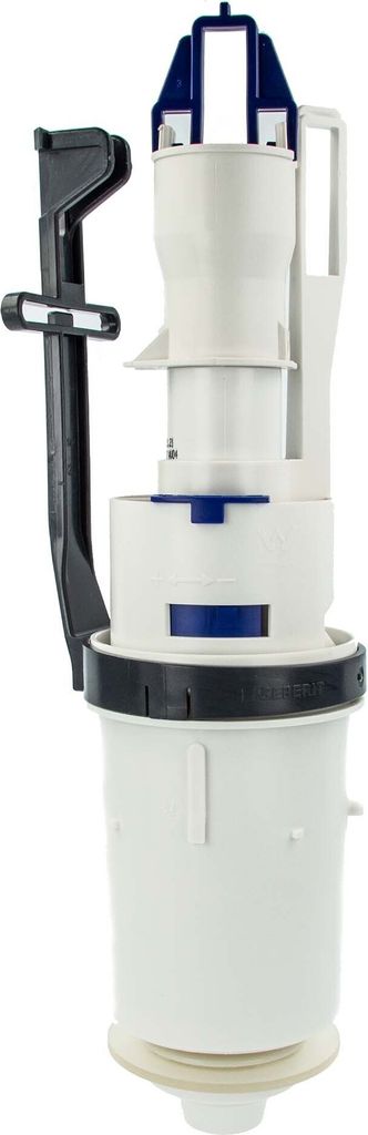 A toilet flush valve assembly.