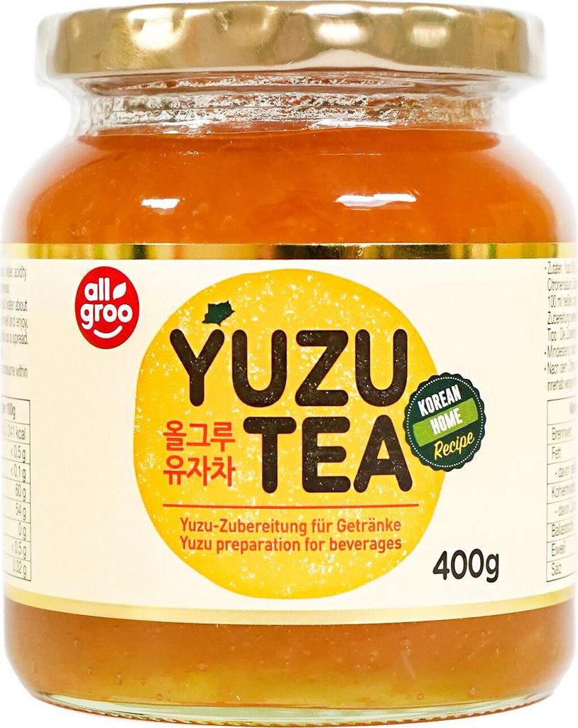 [ 400g ] ALLGROO Yuzu Tea Préparation pour thé et boissons Image du produit 