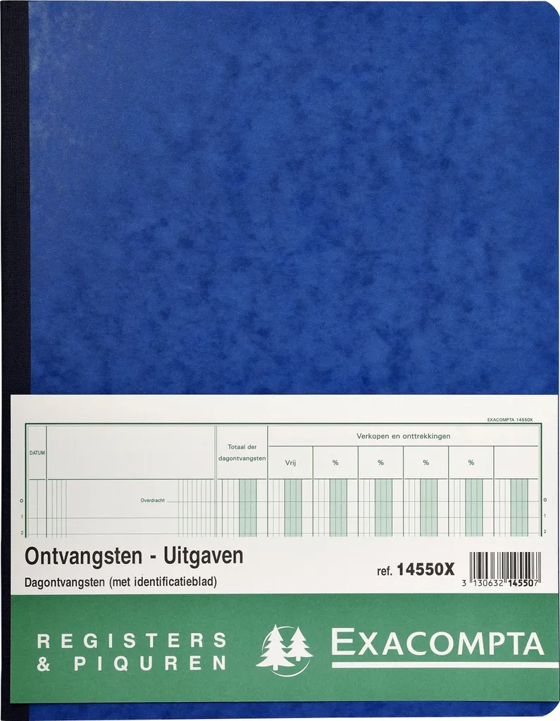 Grand Registre de Documents Quotidiens Exacompta 80 pages 32x25 cm