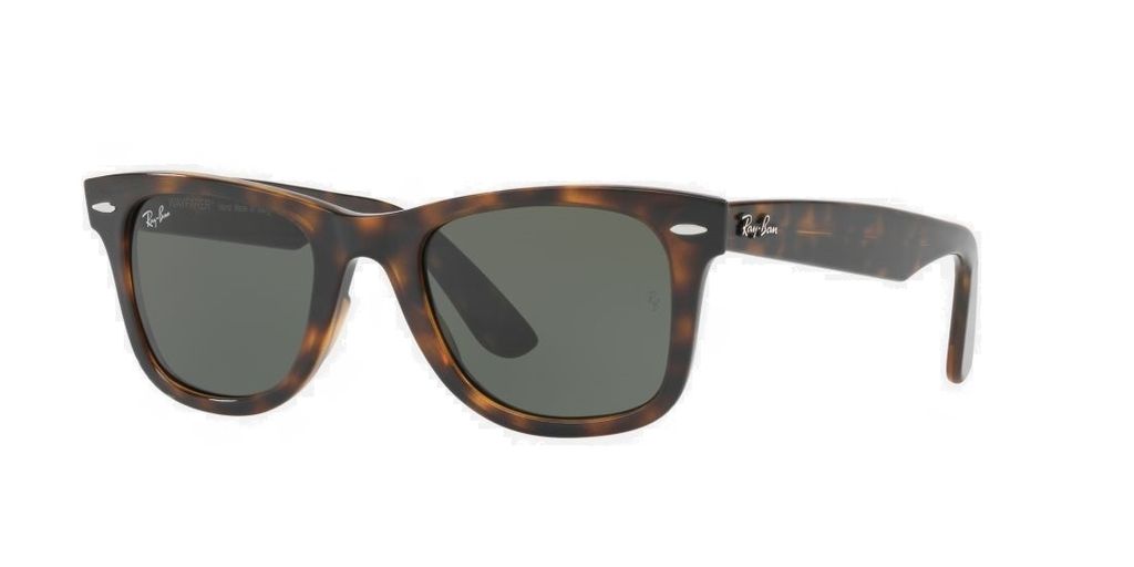 Ray-Ban WAYFARER EASE, Erwachsener, Uni, Quadratisch, Schildkröte, Nicht-polarisierte Linse, Grün