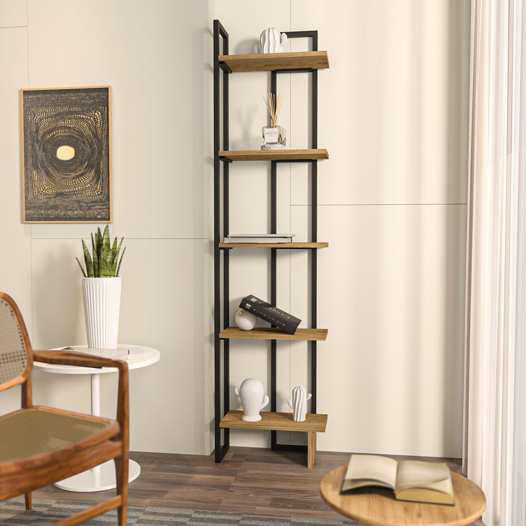 Decorotika Alice Eckregal, Höhe 180 cm | Schwarz & Oud Produktbild 