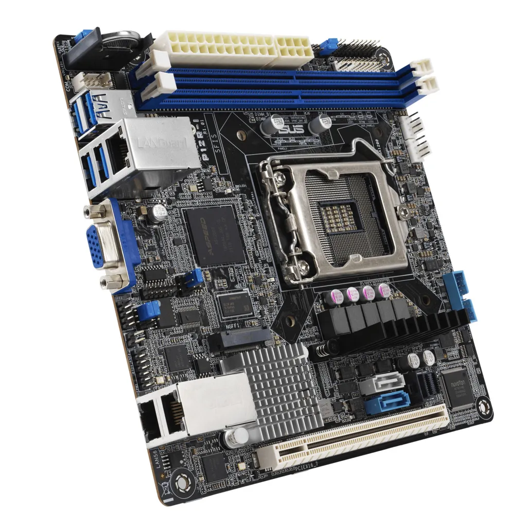 Carte ASUS P12R-I/ASMB10 LGA 1200 DDR4 avec Dual LAN et Gestion à Distance