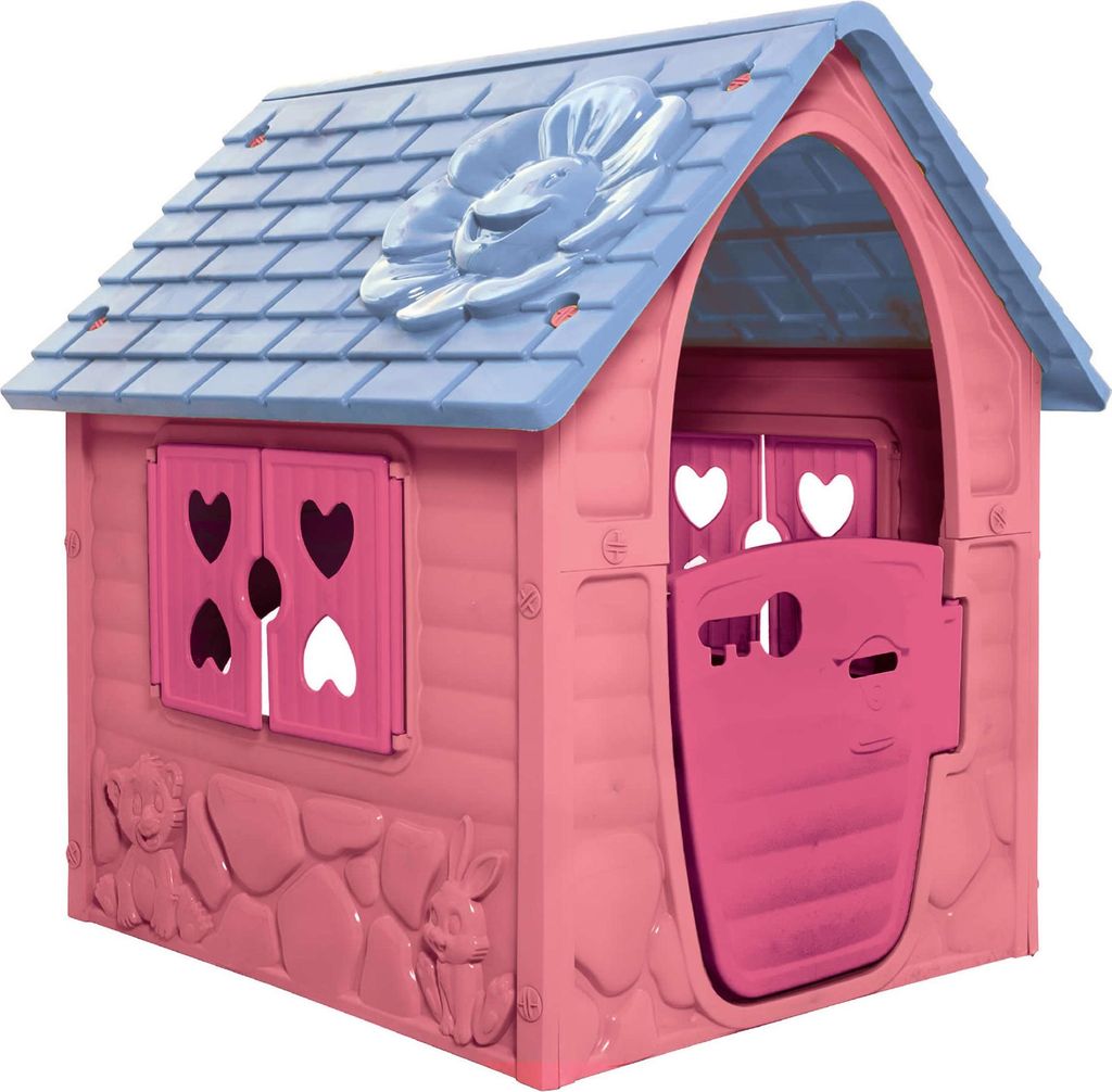 Dohany Spielhaus pink Kinderspielhaus Gartenhaus Indoor Produktbild 