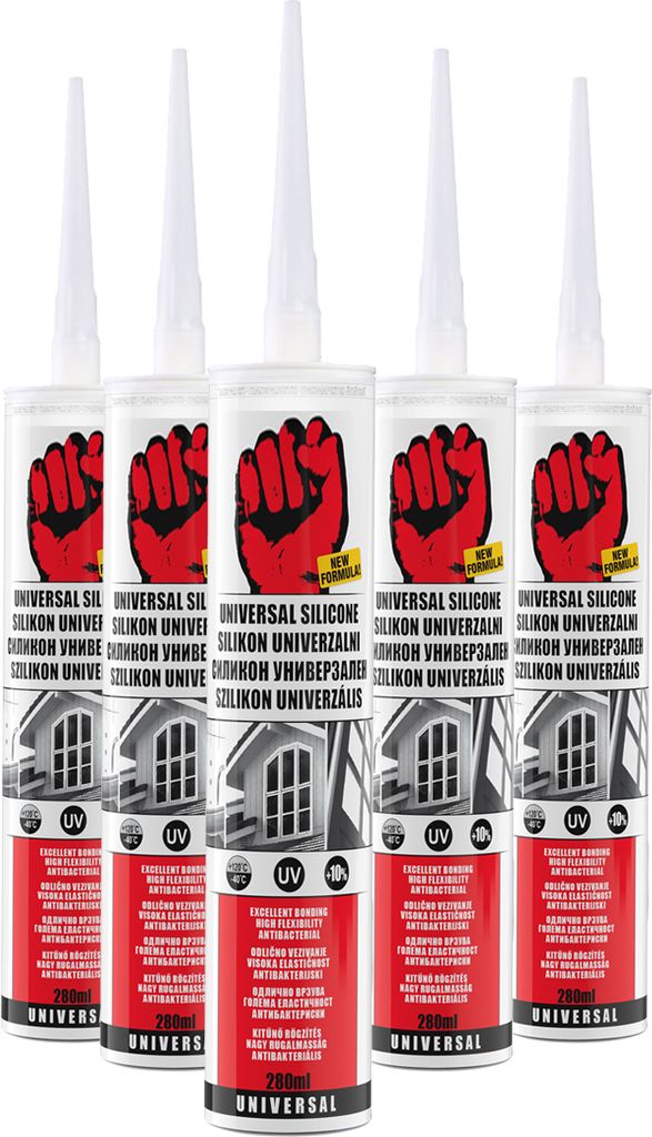 Fugenfüller 'Draußen Füllen & Ausbessern Silikon' transparent 280 ml Fugenfüller 'Draußen Füllen & Ausbessern Silikon' transparent 280 ml