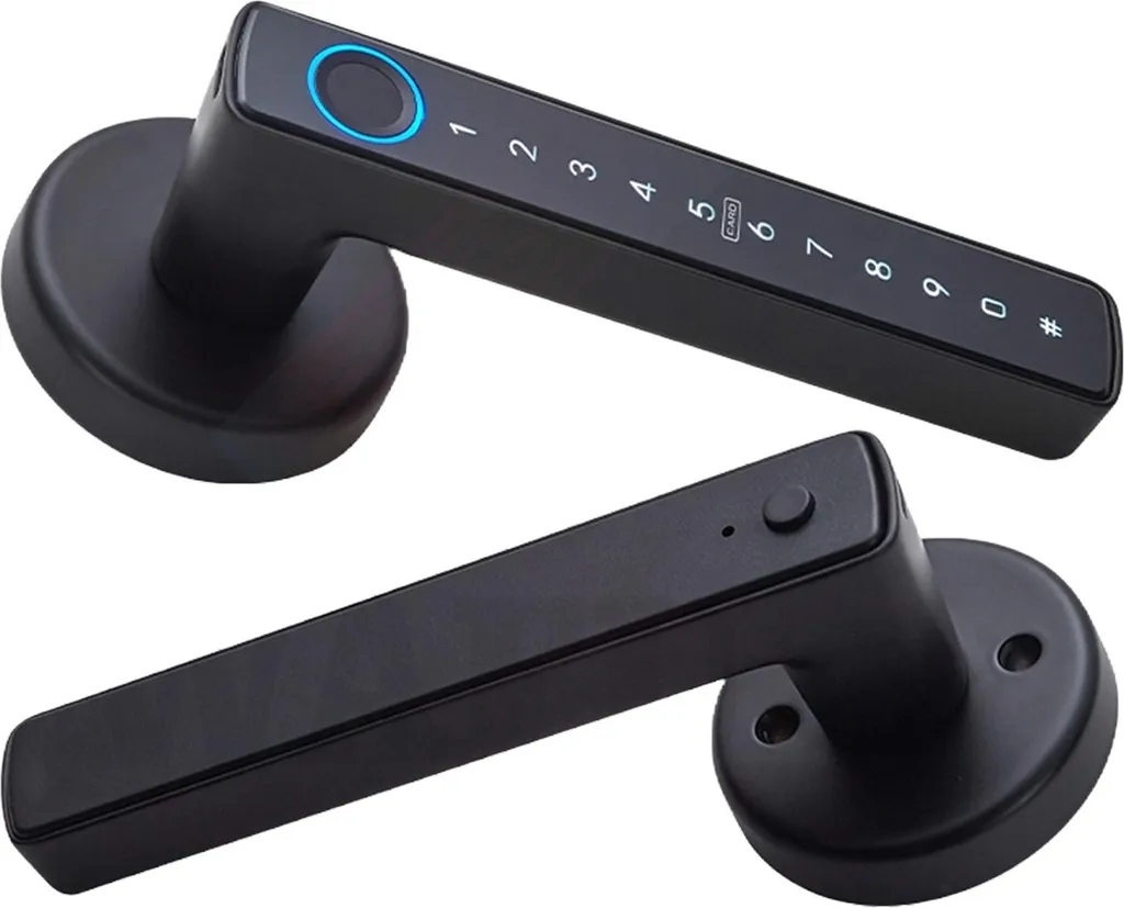 Serrure Connectée 5-en-1 avec Empreinte Digitale et Application Mobile