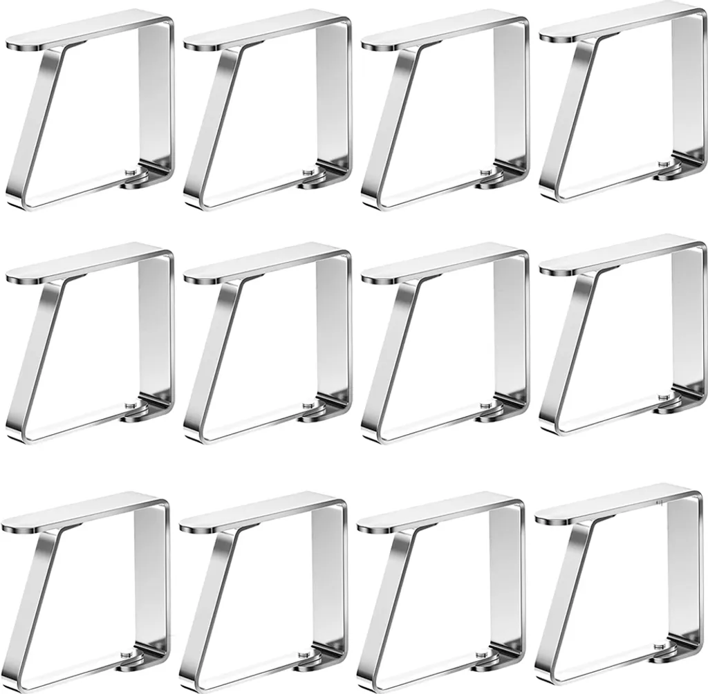 Gefu Fermo Tischtuchklammern - 4-tlg. Edelstahl Set