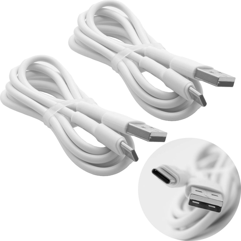 2x Ladekabel USB Typ C Schnell Datenkabel TYPE-C USB Schnellladekabel 1 m / 2,4 A