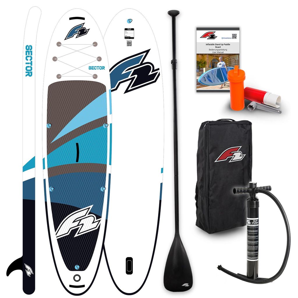 F2  SUP Stand Up Paddle Board Sector  10'5''  Blau Produktbild 