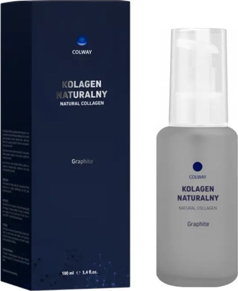 A product box and bottle of natural collagen.