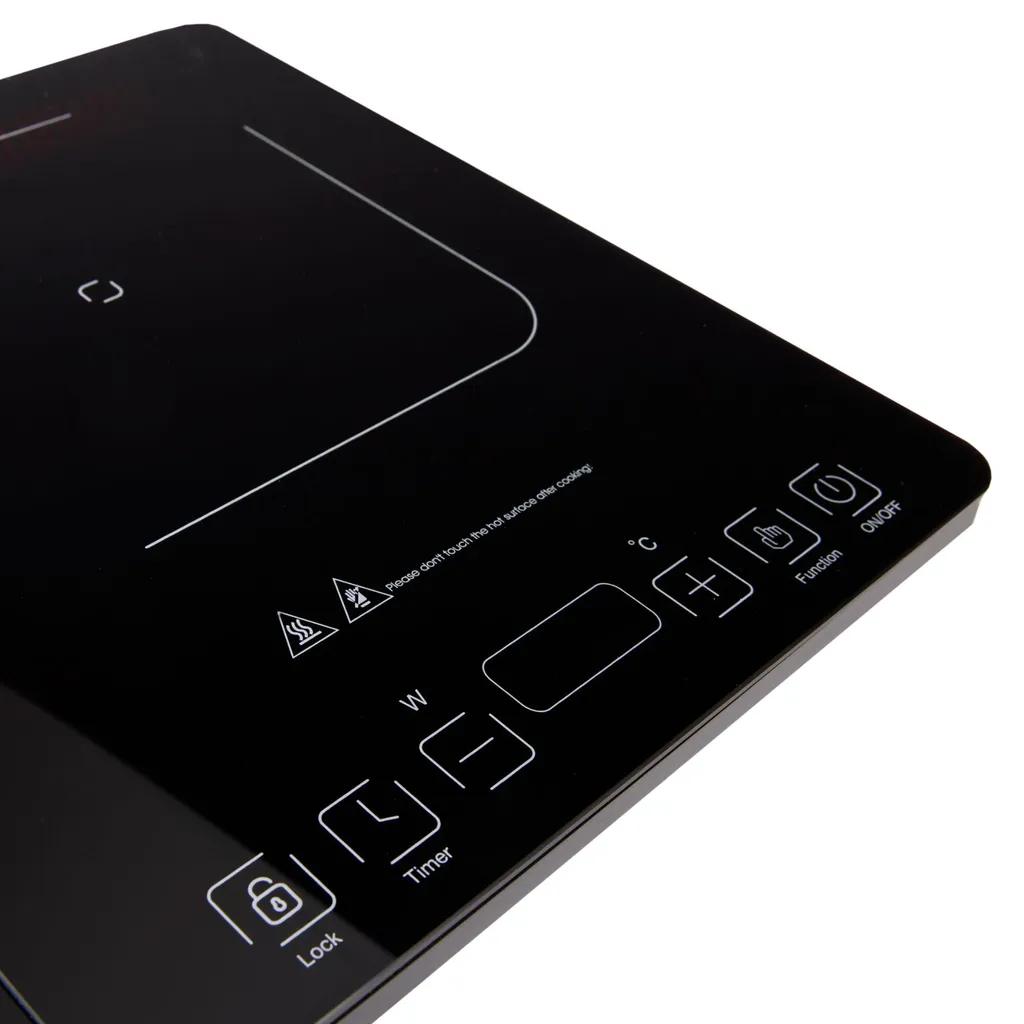 Plaque Induction Double Tactile 3500W Efficace - Design Slim et Timer - 12