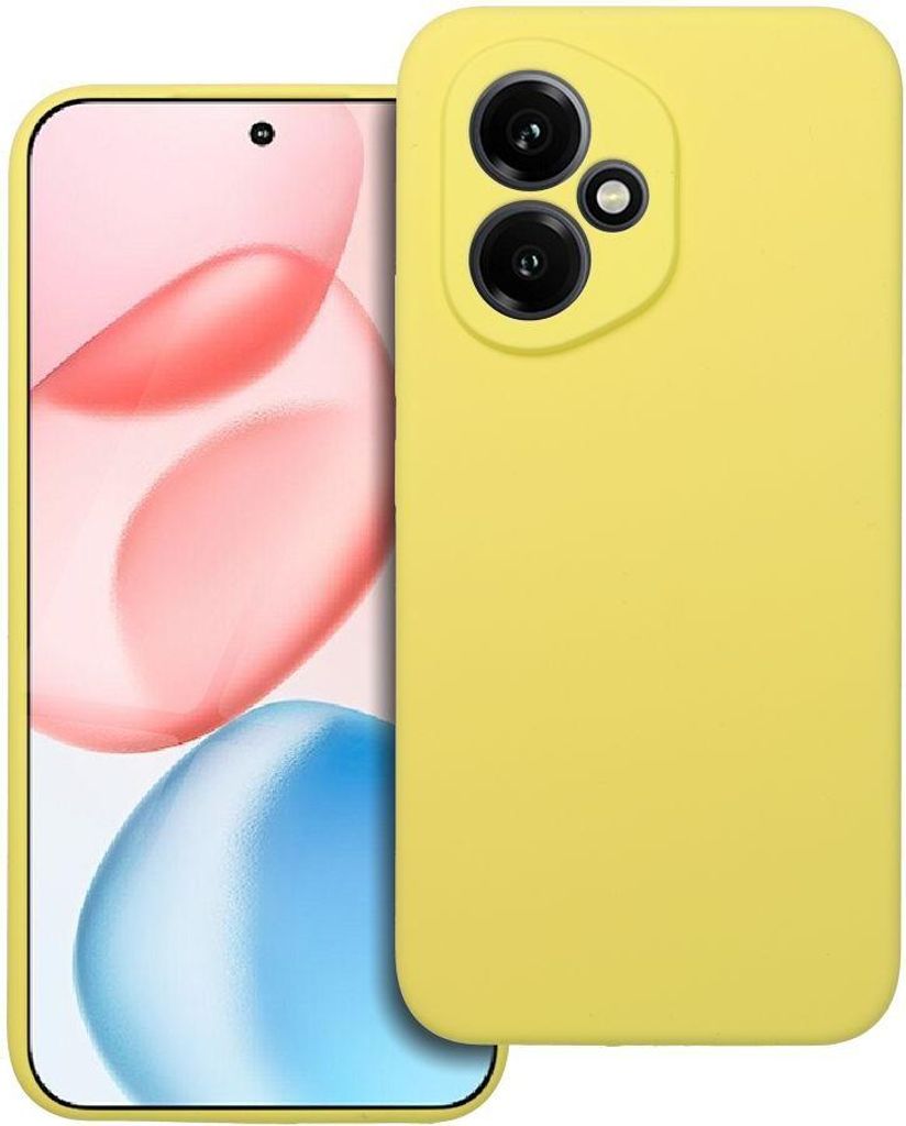Case passend für Honor 400 5G Silicone 2mm yellow