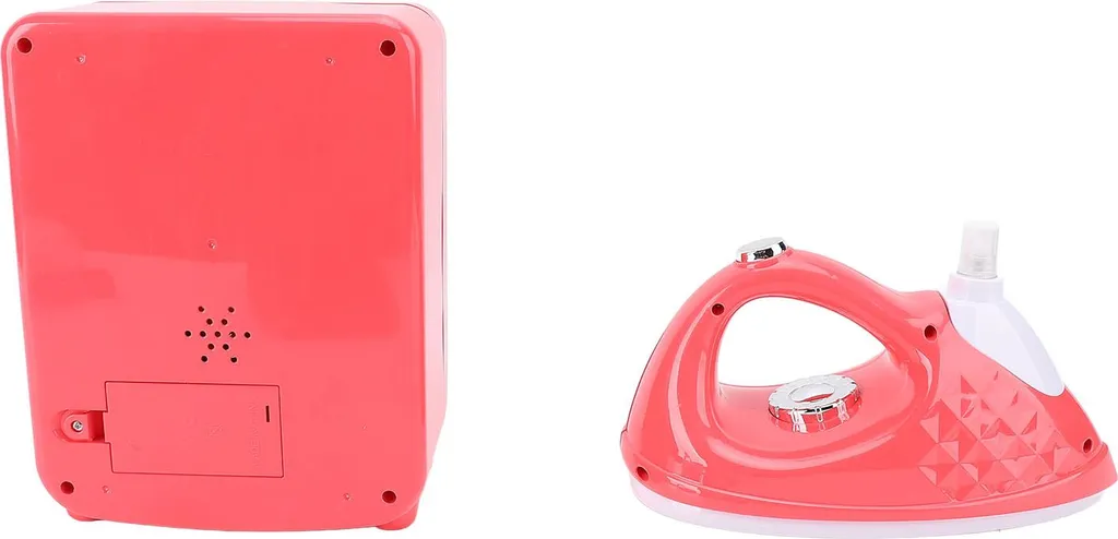 Set de linge jouet éducatif : machine à laver à piles et table pliable