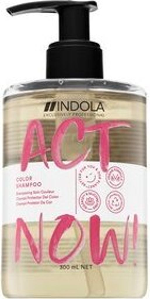Indola Act Now! Color Shampoo Pflegeshampoo für gefärbtes Haar 300 ml