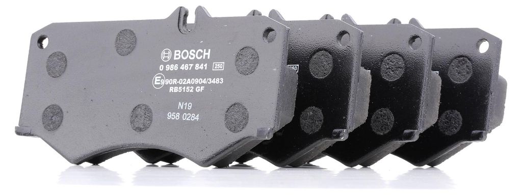 BOSCH Bremsbeläge Satz Vorne für VW LT 40-55 I Pritsche / Fahrgestell (293-909) 0 986 467 841