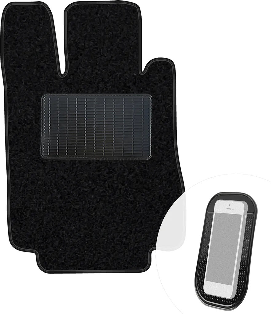 Tappetini compatibili con Mercedes Citan W415-5 posti 2012-2021 - posteriori uniti no decoro, kit tappetini auto personalizzati, set tappeti in moquette, tappeto auto