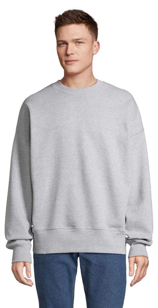 SOLS - "Authentic" Pullover Rundhalsausschnitt für Herren/Damen Uni LT1815 (XXL) (Grau meliert)
