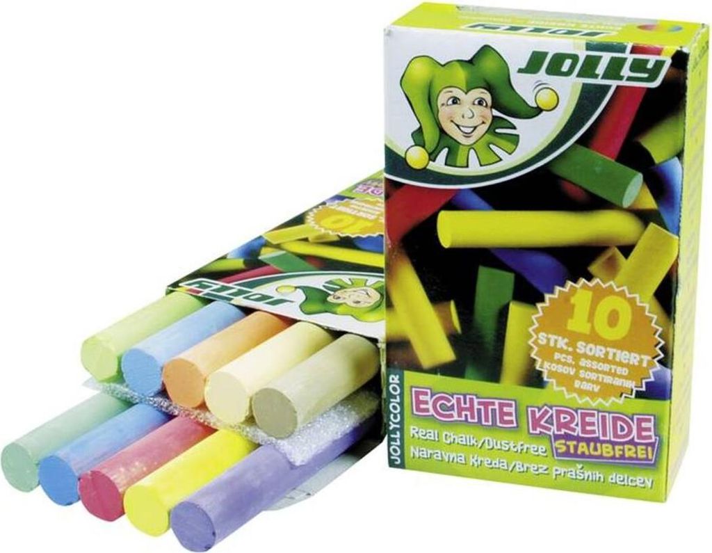 JOLLY Kreide farbsortiert 10 St.
