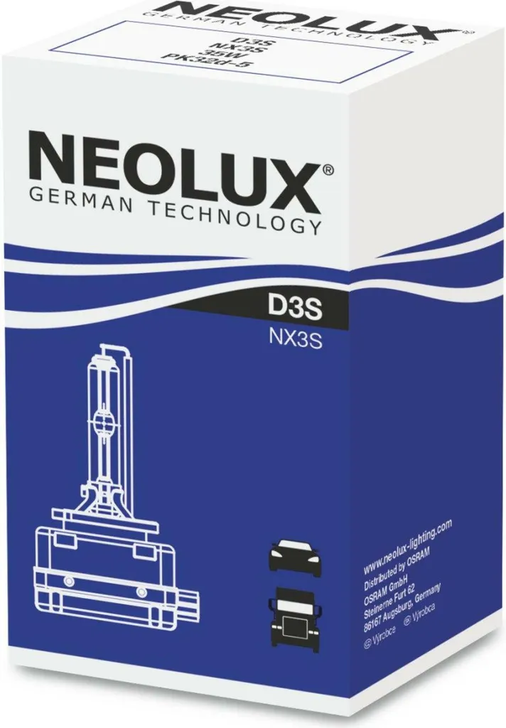 Ampoule Xénon D3S 35W Pk32D-5 d'Origine pour Phares de Voiture