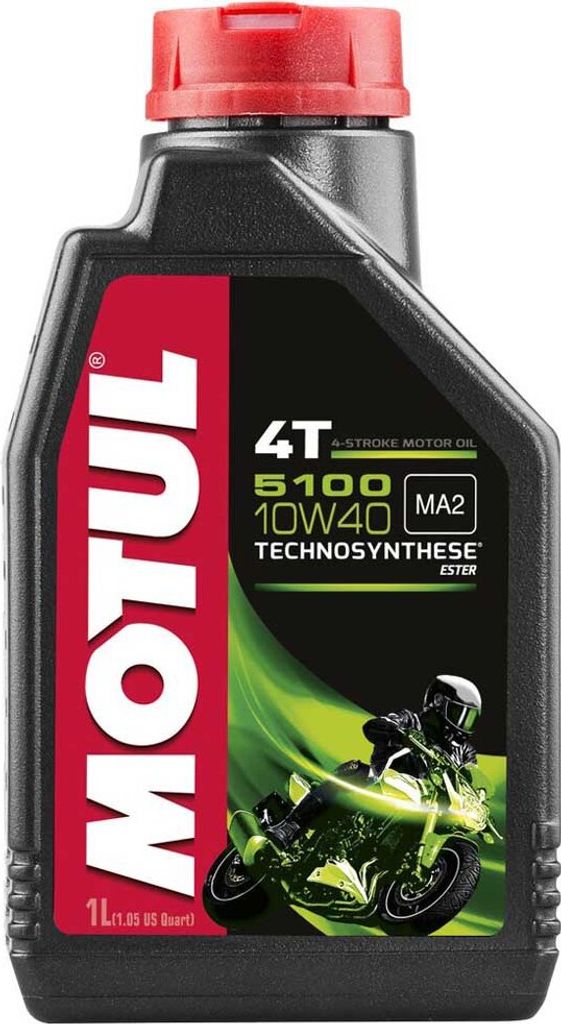 Moto 5100 4T 4T 4 tempi moto olio 10W-40 HD - 1 litro Immagine del prodotto 