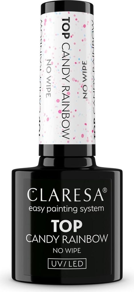 Claresa vrchní lak bez otírání, Candy Rainbow, 5 ml Obrázek produktu 