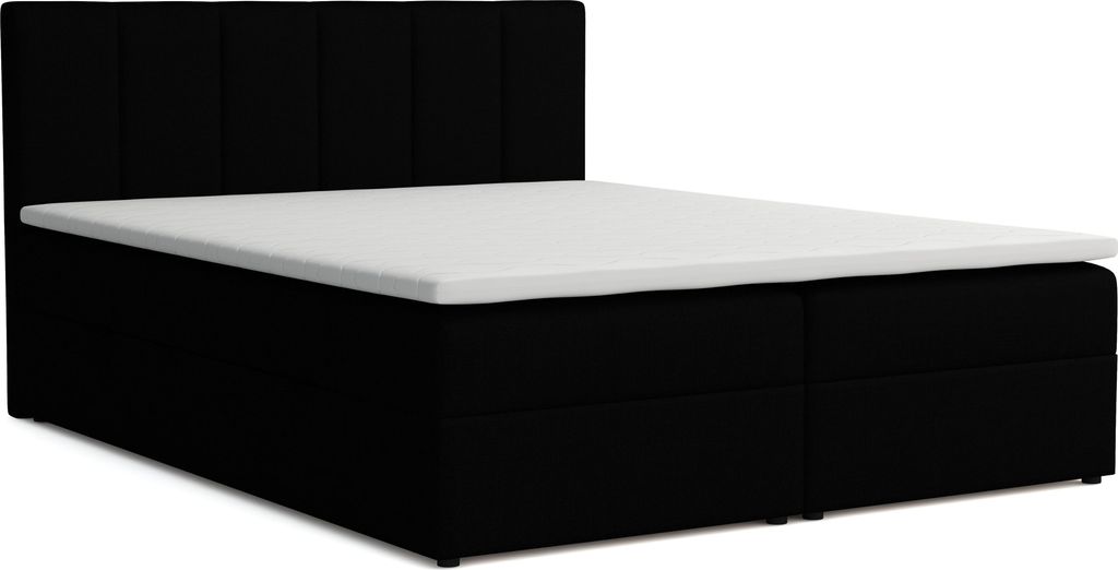 VENASI LISA Boxspringbett 160x200 mit Bettkästen H2/H3 Produktbild 