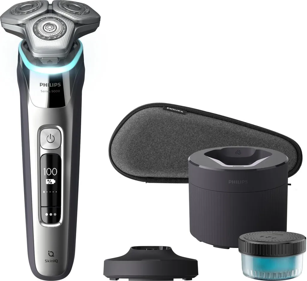 Rasoir électrique Philips S9975/55 Series 9000 Wet & Dry pour homme