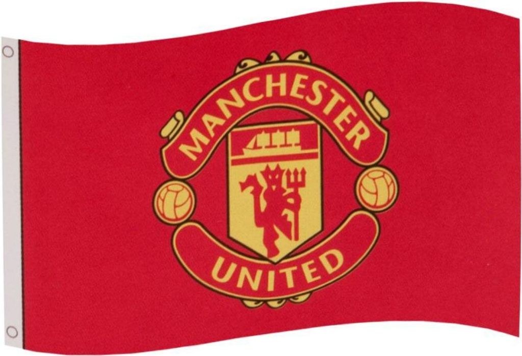 Manchester United FC - Fahne TA4608 (Einheitsgröße) (Rot)