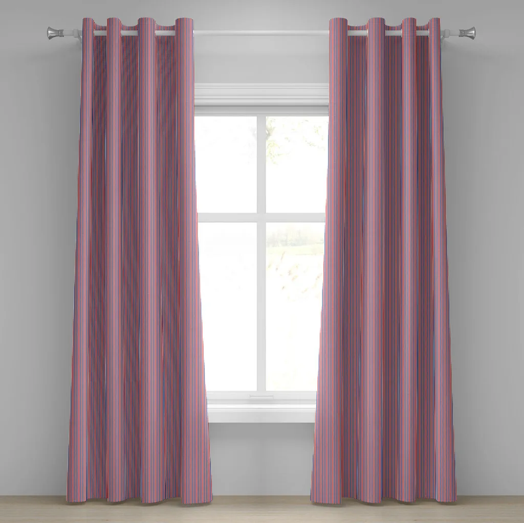 ABAKUHAUS Tende USA 280x225 cm - Rosso Bianco Blu Notte Indipendenza