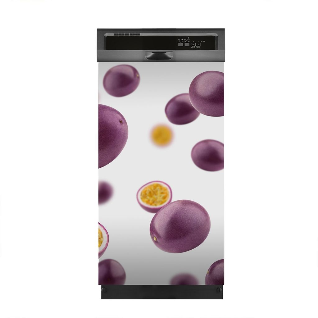 Magnete Dekorative 45x80 cm Küche Magnetmatte Spülmaschine - Weiße Farbige Früchte