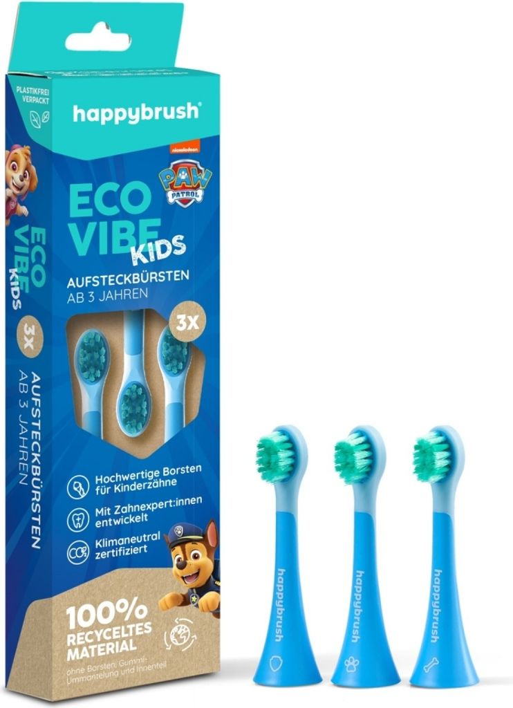 happybrush EcoVibe Kids Paw Patrol, 3 kusů, Modrá, Obrázek produktu 