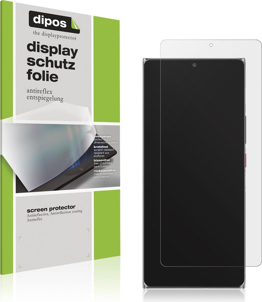 2x Schutzfolie für nubia Z40 Pro matt Displayschutzfolie Folie Display Schutz dipos